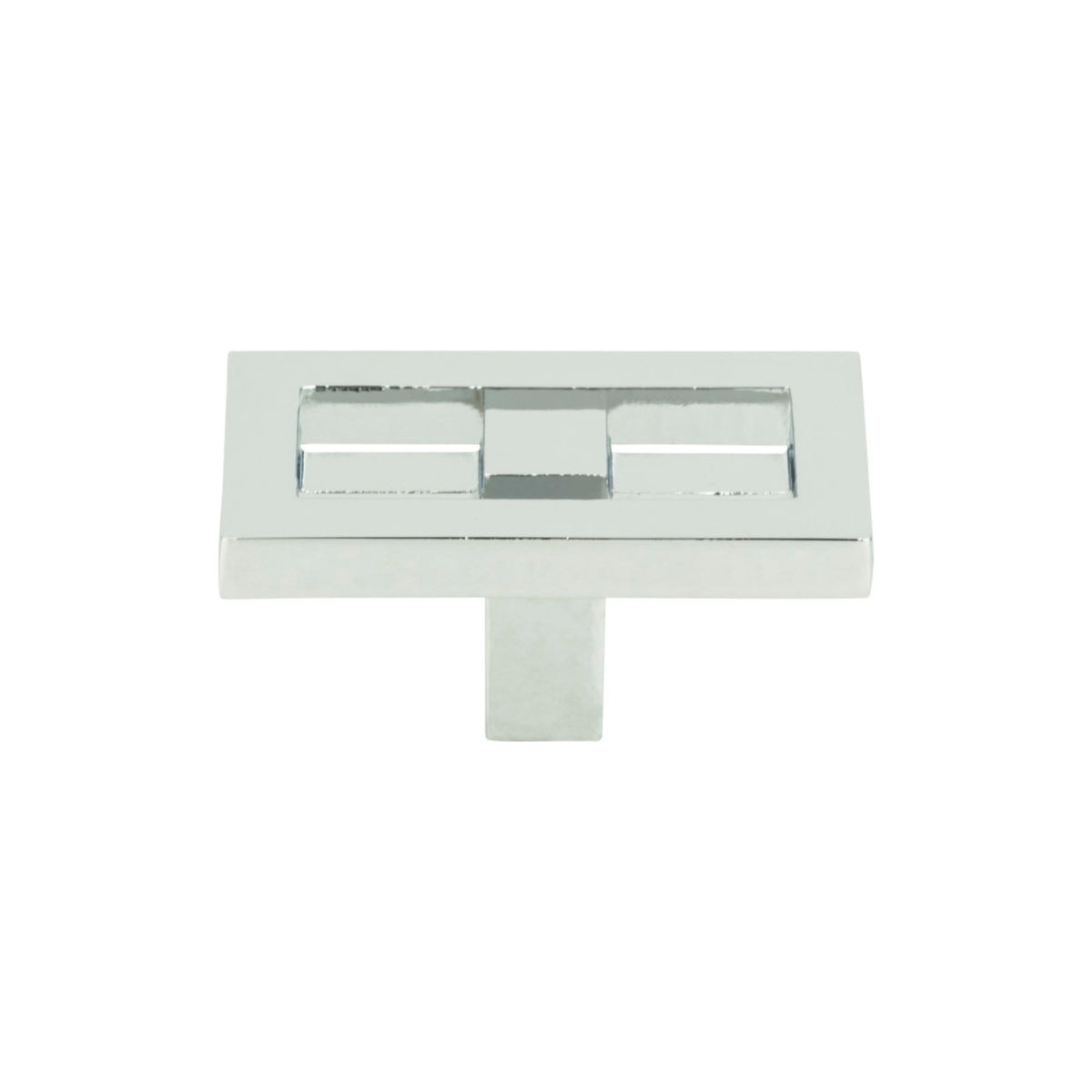 Atlas Nobu Rectangle Knob - Brushed Nickel