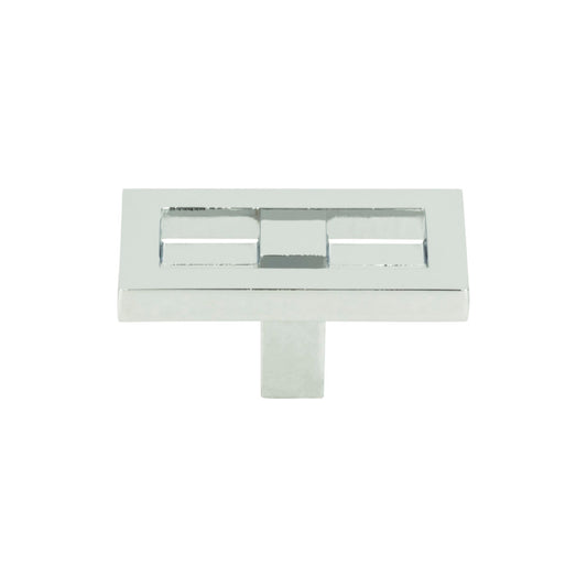 Atlas Nobu Rectangle Knob - Brushed Nickel