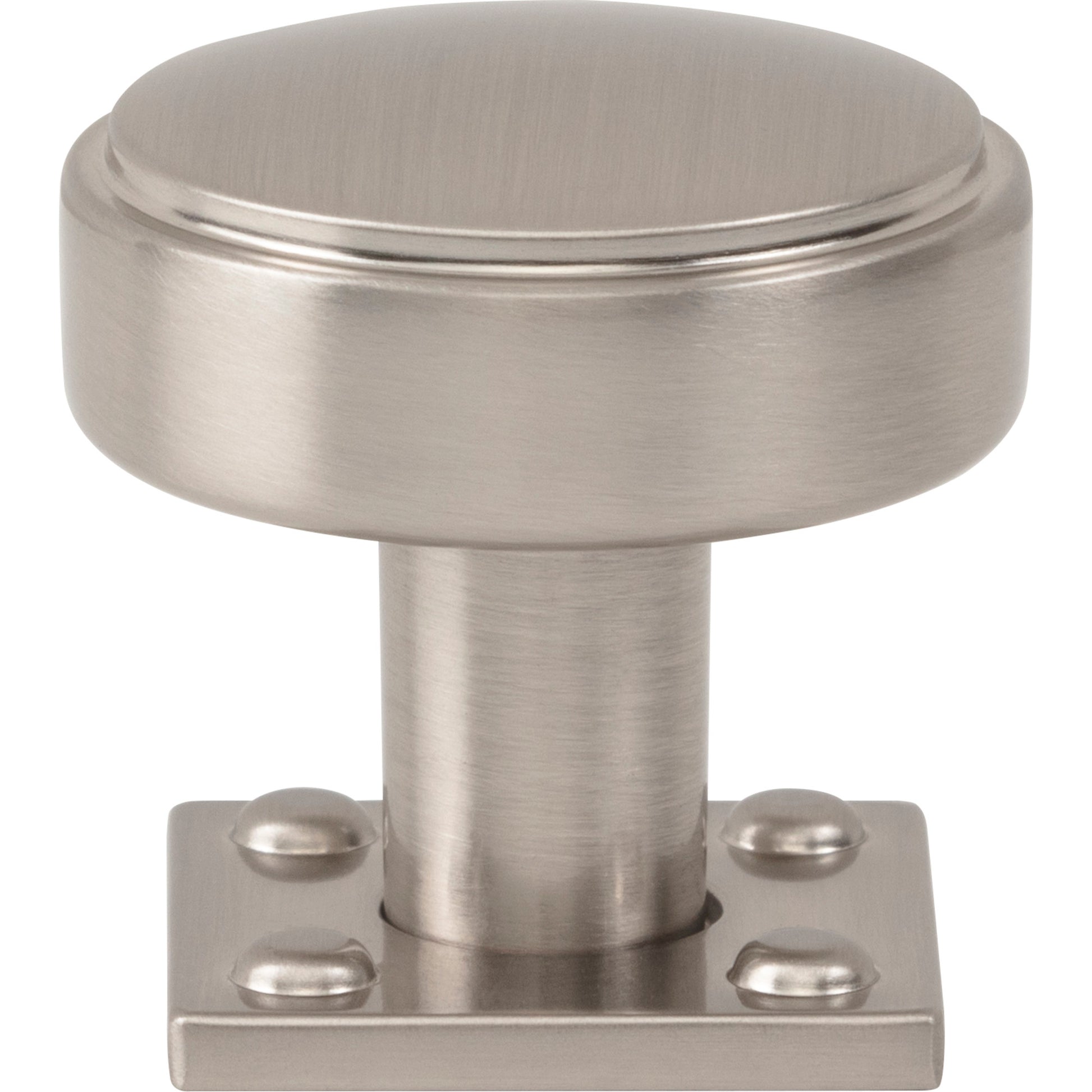 Atlas Benning Round Knob - Brushed Nickel