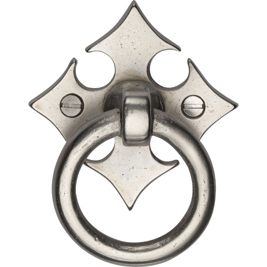 Ashley Norton Gothic Drop Pull - White Bronze