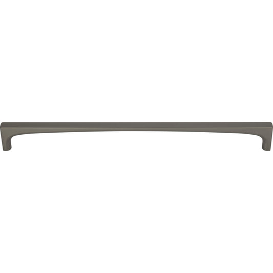 Top Knobs Riverside 12" Center to Center Bar Pull - Ash Gray