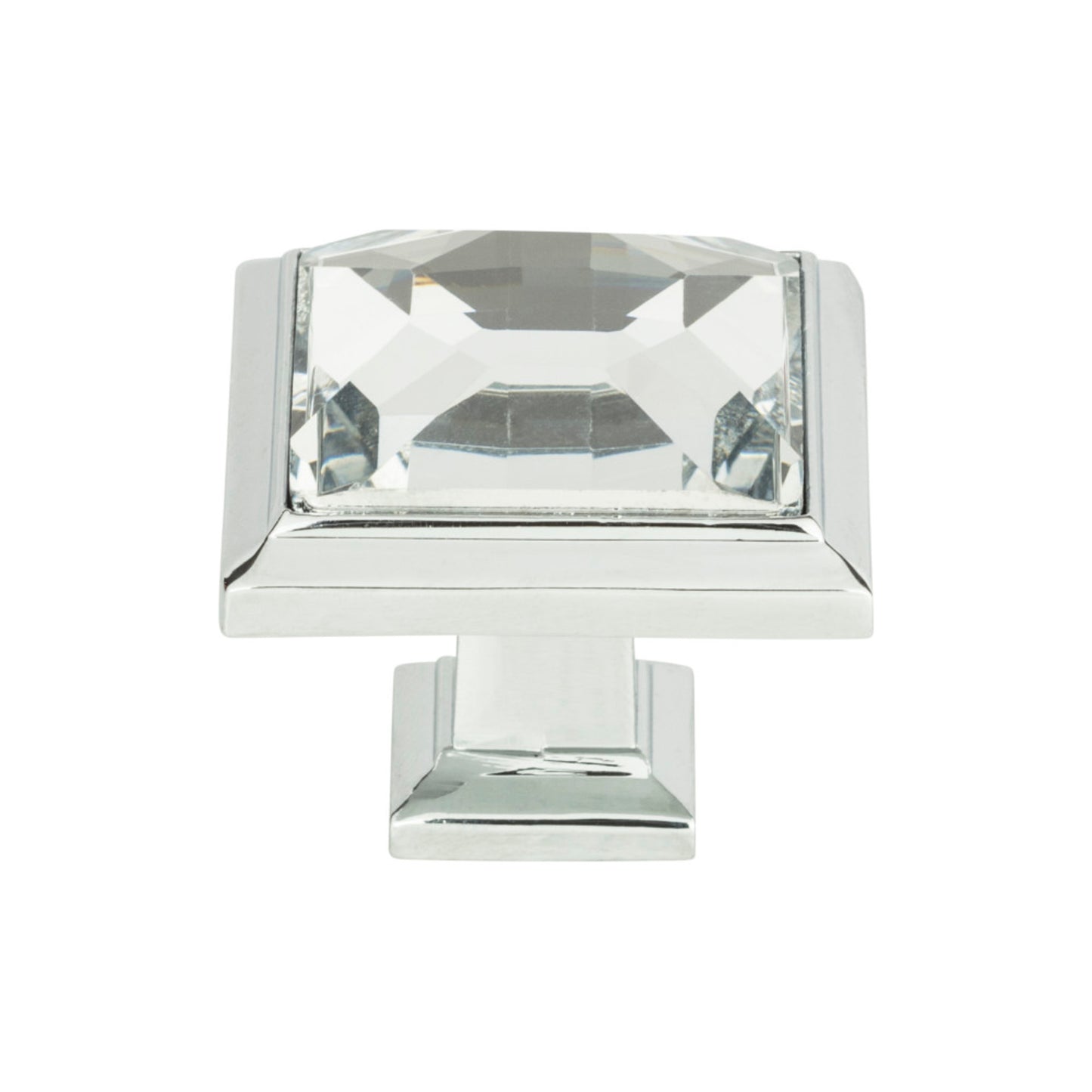 Legacy Crystal 1 5/16" Length Square Knob