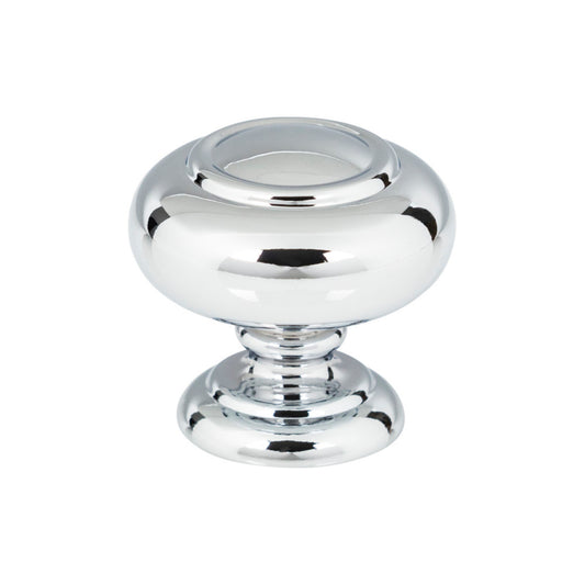 Atlas Victoria 1 1/4" Length Mushroom Knob (A610) - Polished Chrome