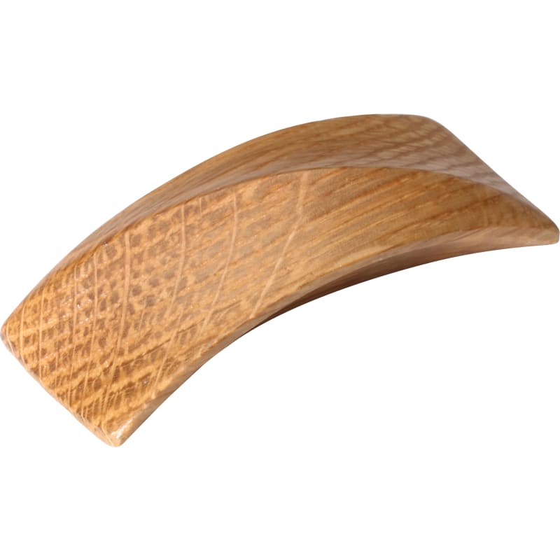 Ridged Designer Wood Cabinet Pull
