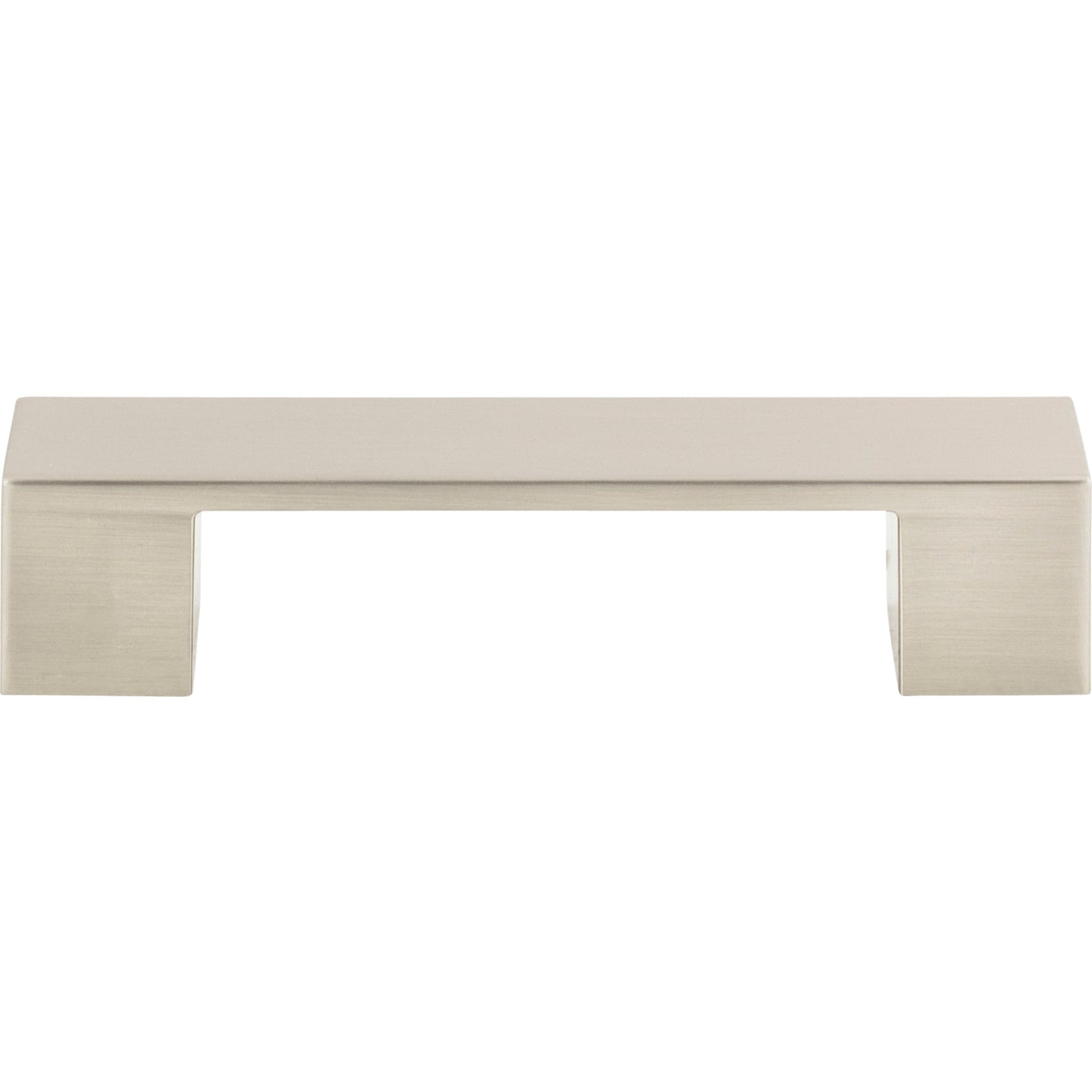 Atlas Wide Square 3 3/4" Center to Center Bar Pull (A918) - Brushed Nickel