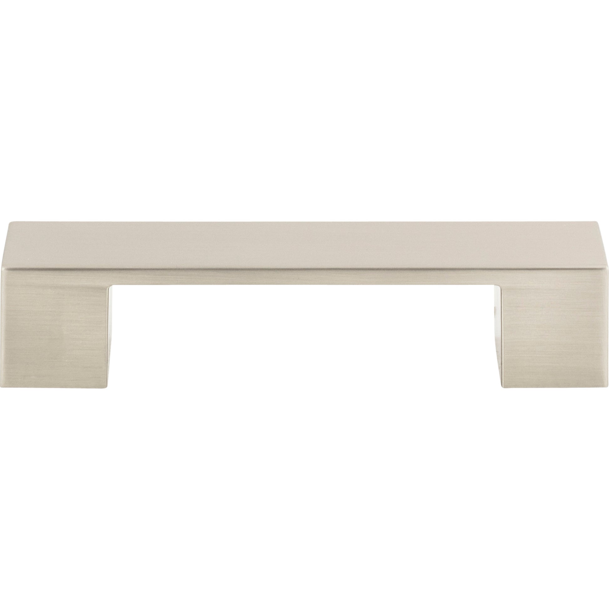 Atlas Wide Square 3 3/4" Center to Center Bar Pull (A918) - Brushed Nickel