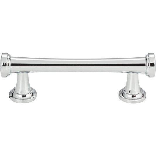 Atlas Browning 3" Center to Center Bar Pull (326) - Polished Chrome