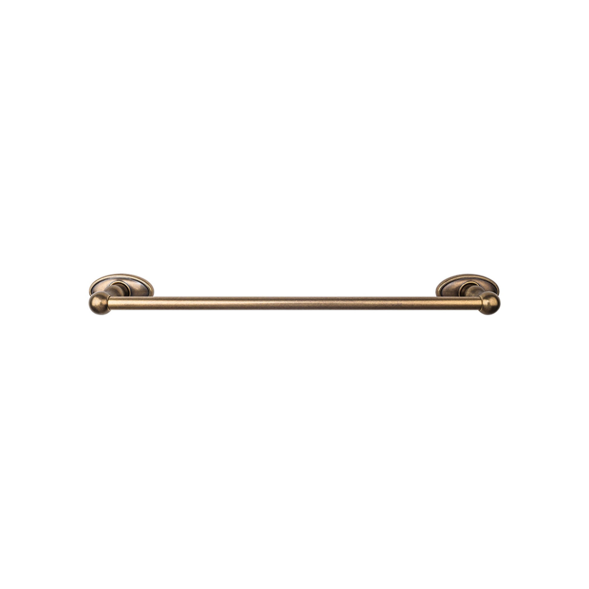 Top Knobs TOP BATH (R) Edwardian Bath Single 26 1/2" Wall Mounted  Towel Bar - German Bronze