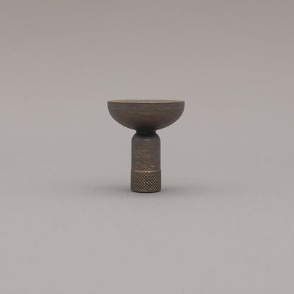 Hapny Knurled Cabinet Knob - Antique English