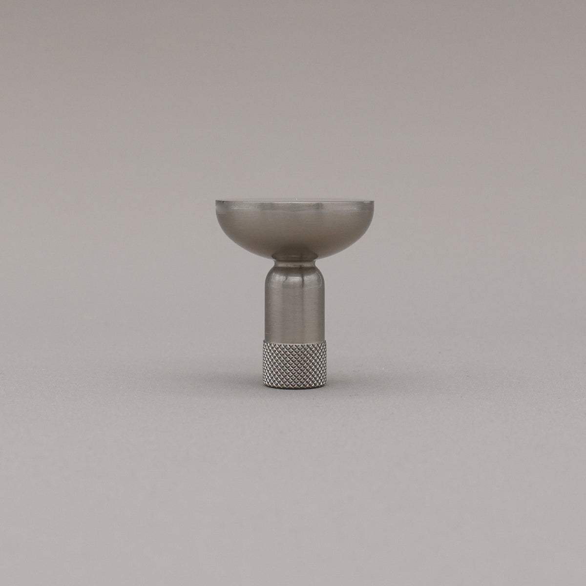 Hapny Knurled Cabinet Knob - Satin Nickel