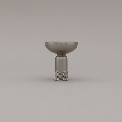 Hapny Knurled Cabinet Knob - Satin Nickel