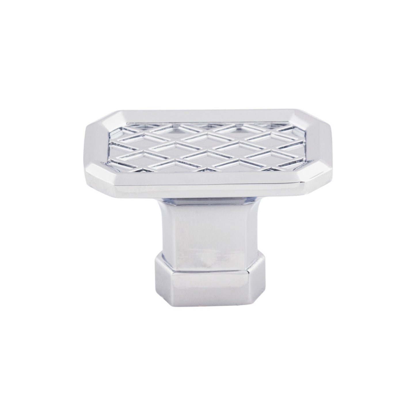 Top Knobs Tower Bridge 1 1/2" Length Geometric Knob - Polished Chrome