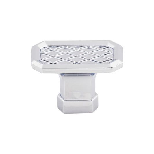 Top Knobs Tower Bridge 1 1/2" Length Geometric Knob - Polished Chrome