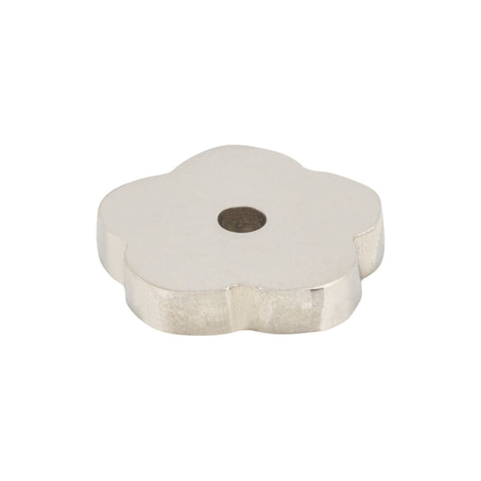 Top Knobs Aspen Ii Flower Knob Backplate - Brushed Satin Nickel