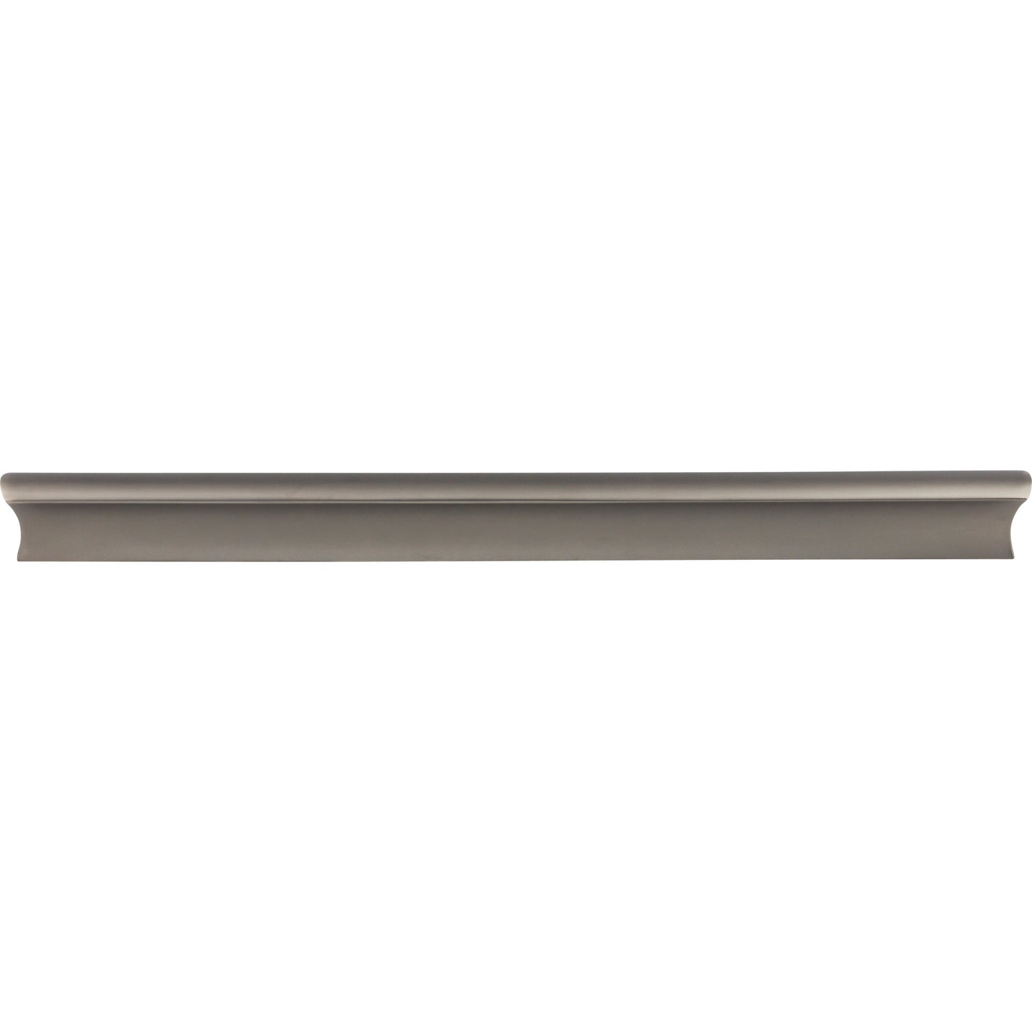 Top Knobs Glacier 9 15/16" Center to Center Finger Pull - Ash Gray