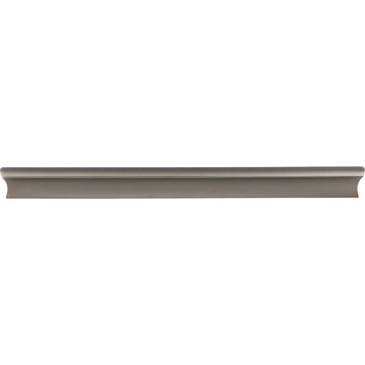 Top Knobs Glacier 9 15/16" Center to Center Finger Pull - Ash Gray