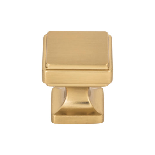 Atlas Kate Square Knob - 1 1/8" - Brushed Nickel