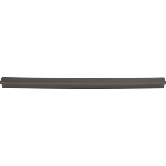 Top Knobs Minetta 12" Center to Center Finger Pull - Ash Gray