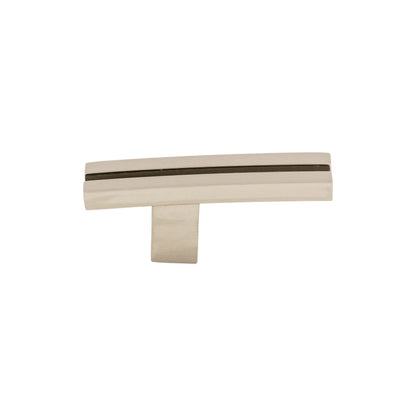 Top Knobs Inset Rail Geometric Knob - Brushed Satin Nickel