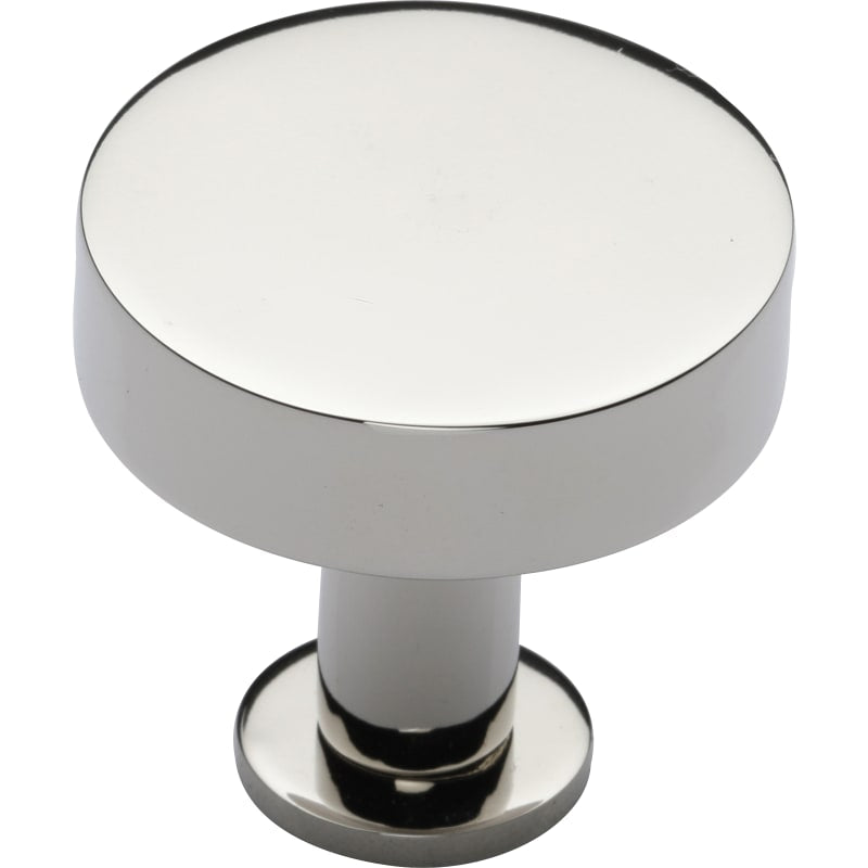 Knurled Disc Cabinet Knob with Rosette