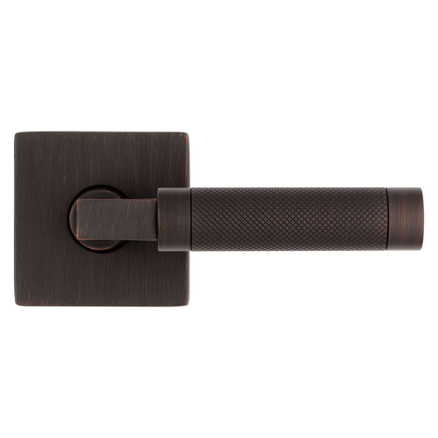 Baldwin Estate L030 Knurled Gramercy Lever Set in Venetian Bronze