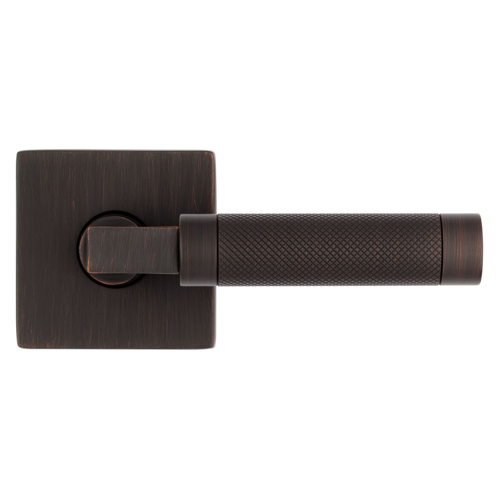 Baldwin Estate L030 Knurled Gramercy Lever Set in Venetian Bronze