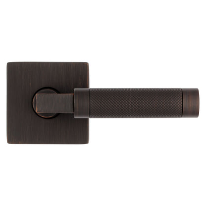 Baldwin Estate L030 Knurled Gramercy Lever Set in Venetian Bronze
