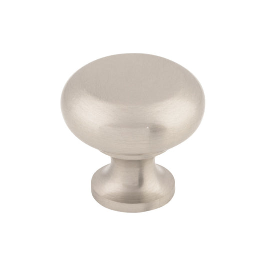 Top Knobs Flat Faced Round Knob - Antique Copper