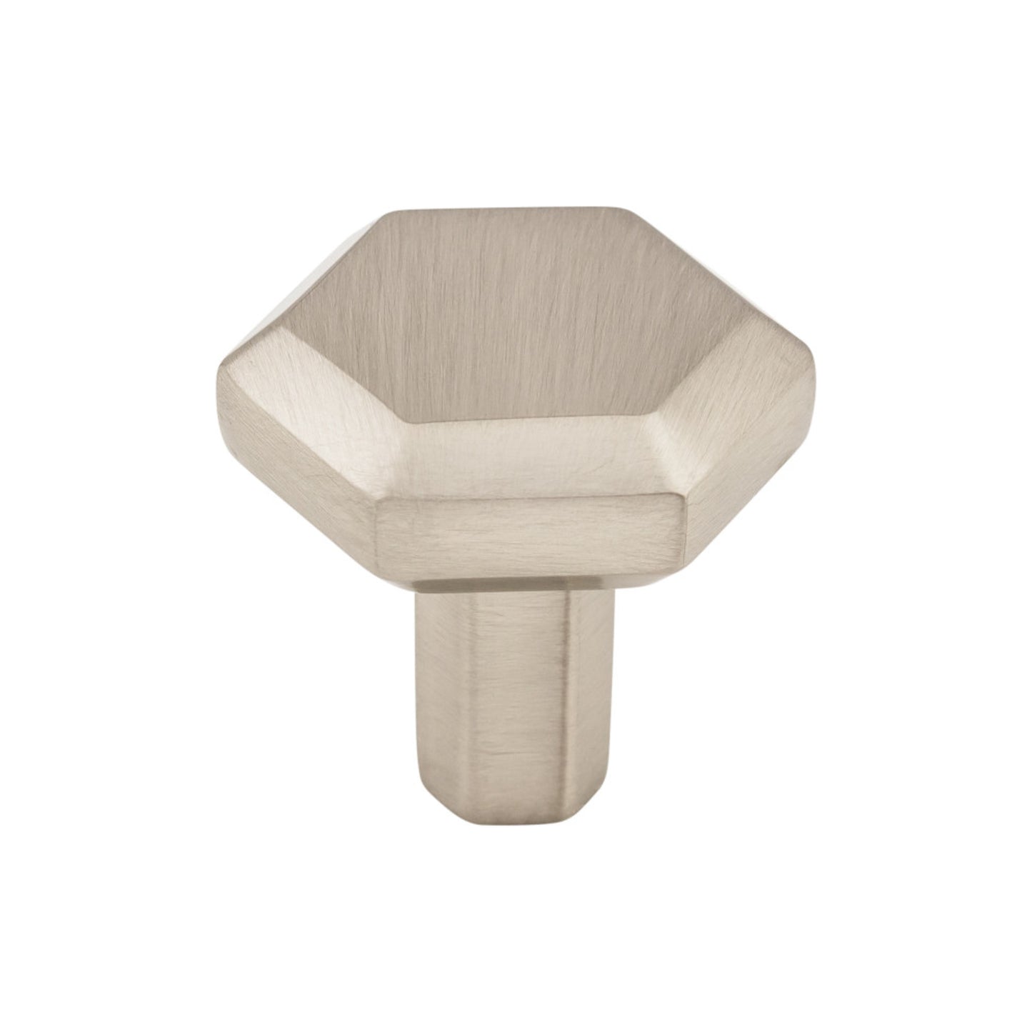 Top Knobs Lydia 1 1/8" Length Square Knob - Brushed Satin Nickel