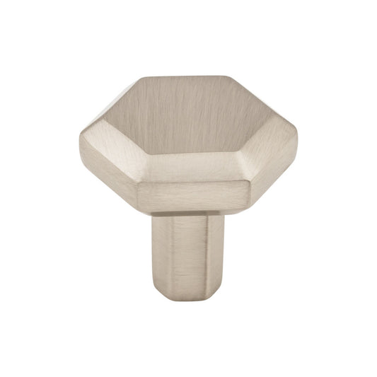 Top Knobs Lydia 1 1/8" Length Square Knob - Brushed Satin Nickel