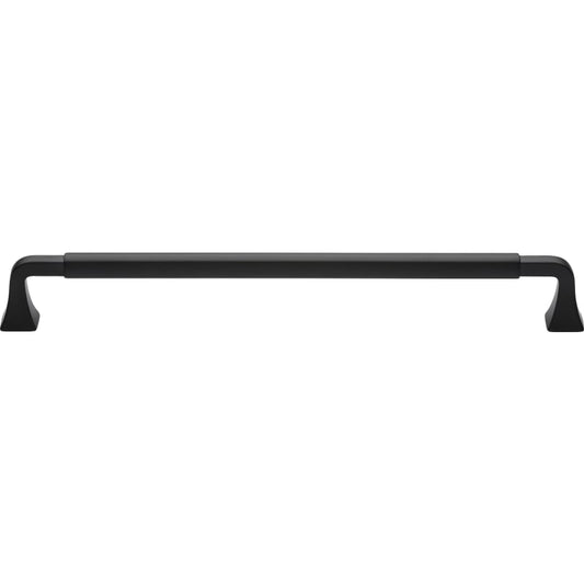 Ashley Norton Franklin Cabinet Pull - 10 1/16" CTC - Black