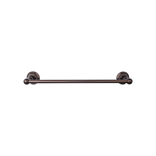 Top Knobs TOP BATH (R) Edwardian Bath Single 26 1/2" Wall Mounted  Towel Bar - Oil Rubbed Bronze