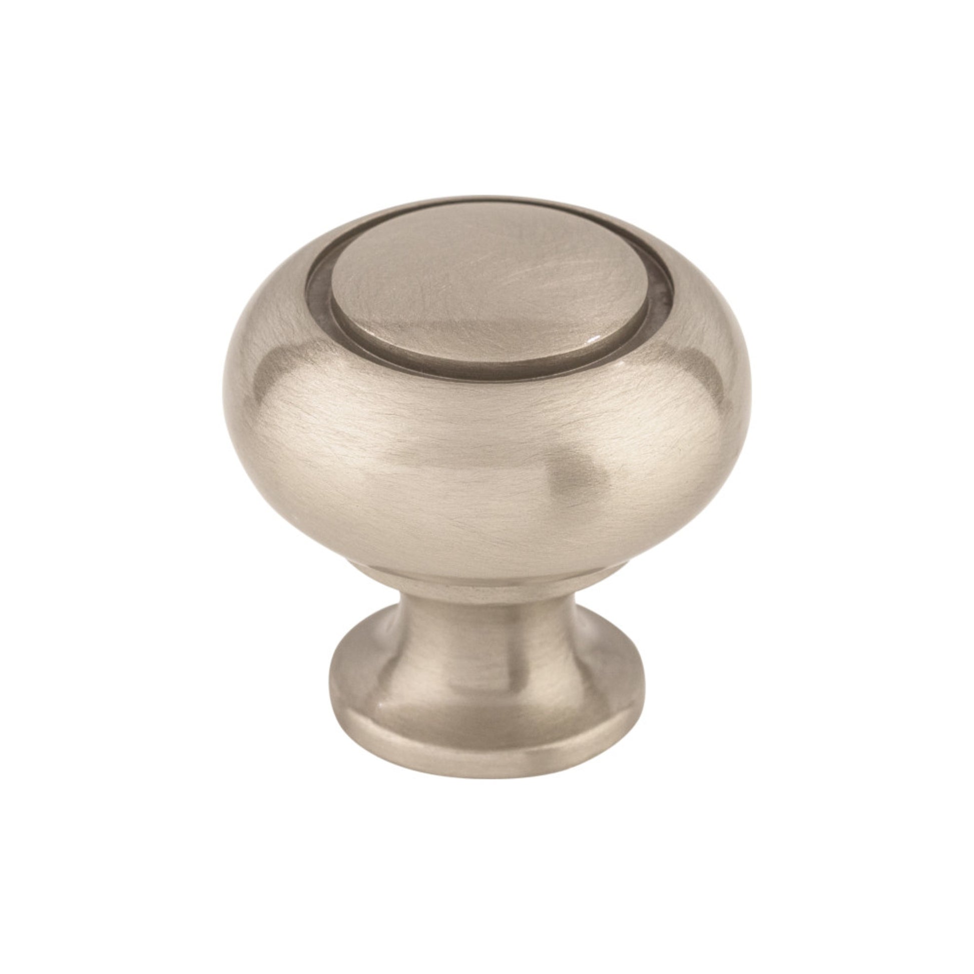 Top Knobs Ring Round Knob - 1 1/4" Dia. - Brushed Satin Nickel