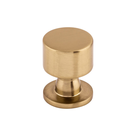 Top Knobs Lily 1" Diameter Round Knob - Honey Bronze