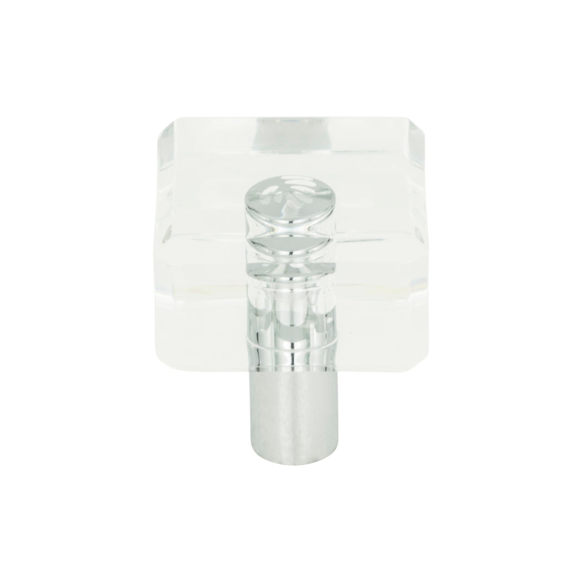 Atlas Optimism Square Knob - Brushed Nickel