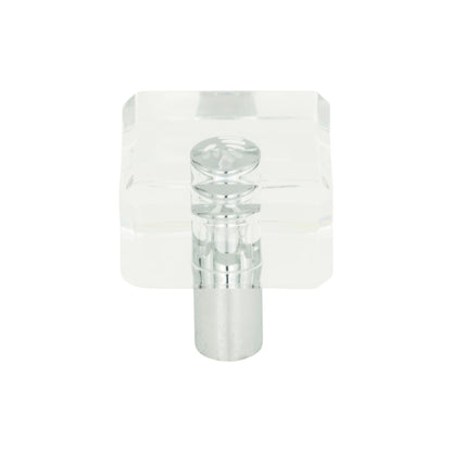 Atlas Optimism Square Knob - Brushed Nickel