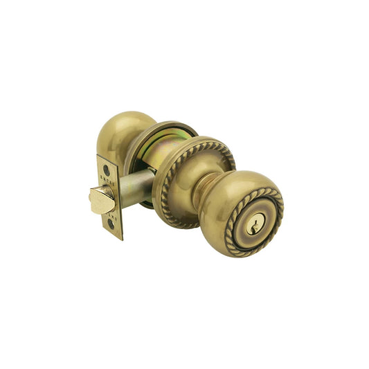 Rope Key In Knob – keyed, french-antique