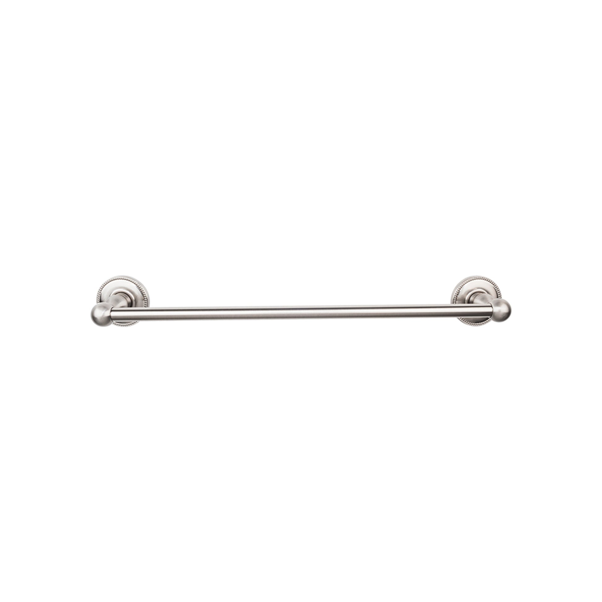 Top Knobs TOP BATH (R) Edwardian Bath Single 32 1/2" Wall Mounted  Towel Bar - Brushed Satin Nickel
