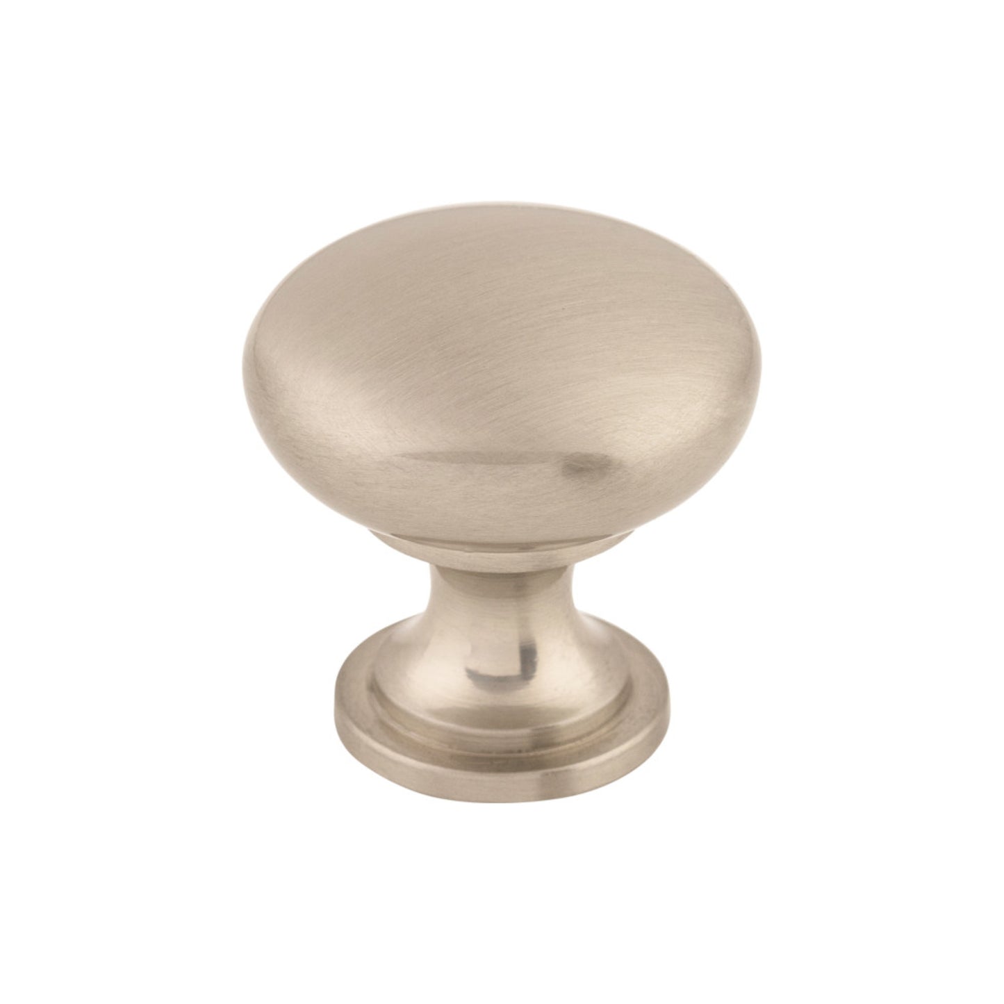 Top Knobs Hollow Round Round Knob - Brushed Satin Nickel