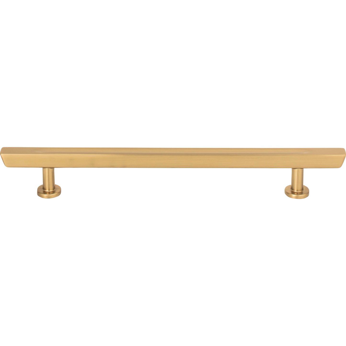 Atlas Tiki Hut 6 5/16" Center to Center Bar Pull (416) - Warm Brass