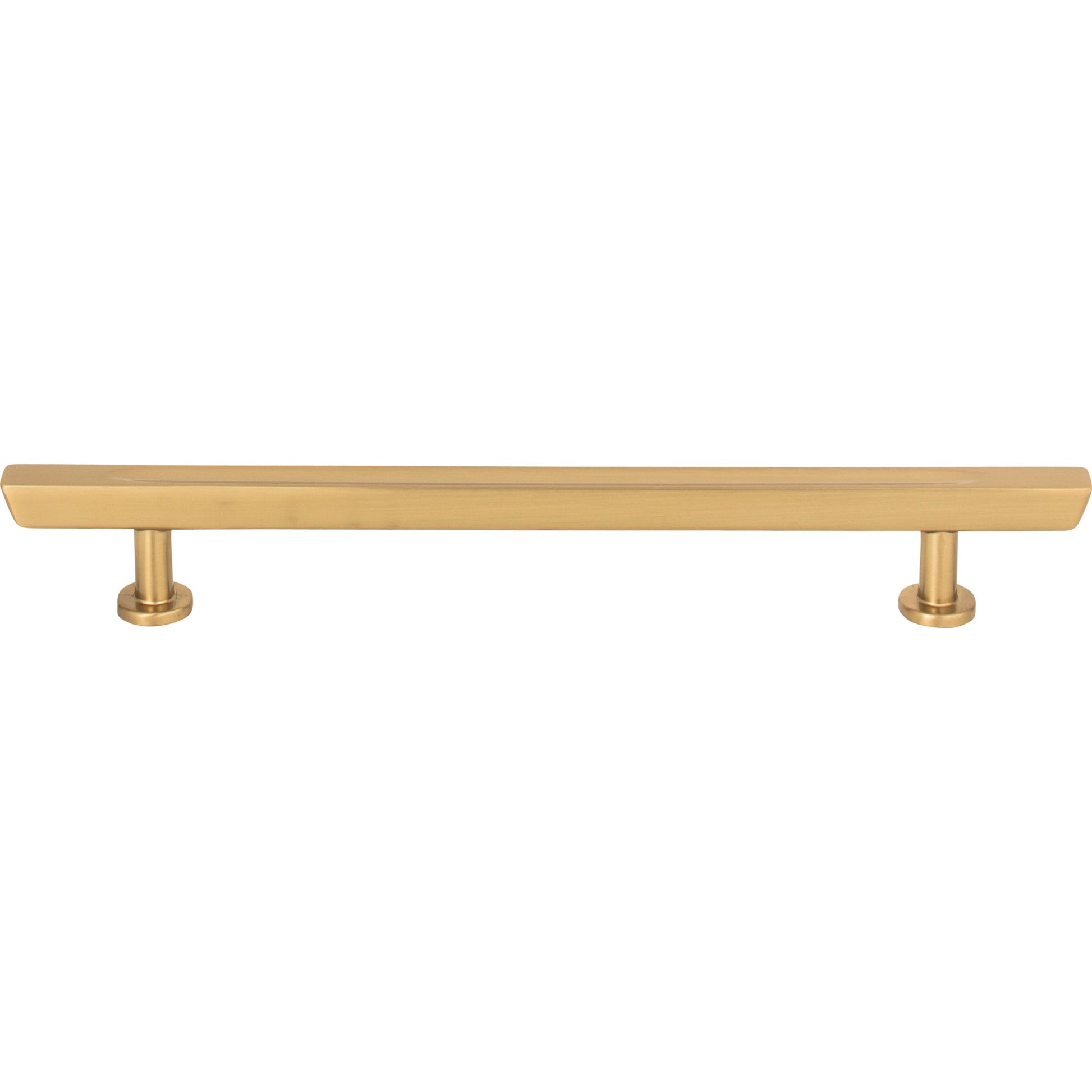 Atlas Tiki Hut 6 5/16" Center to Center Bar Pull (416) - Warm Brass