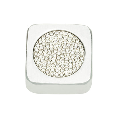 Atlas Crystal Length Square Knob
