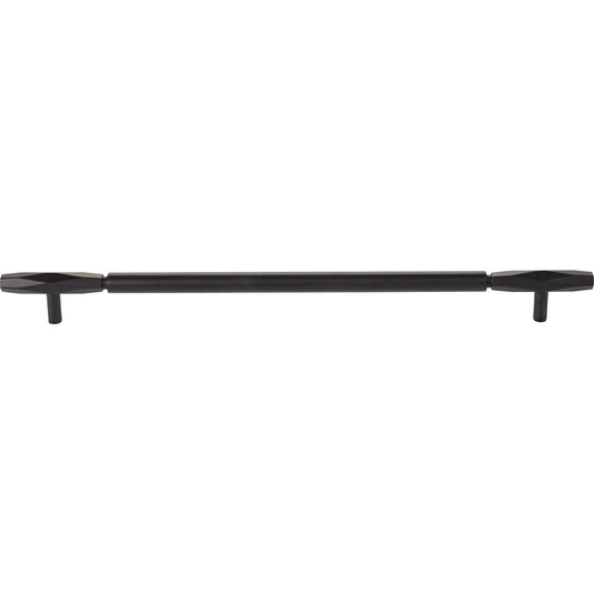Top Knobs Kingsmill 12" Center to Center Bar Pull - Flat Black