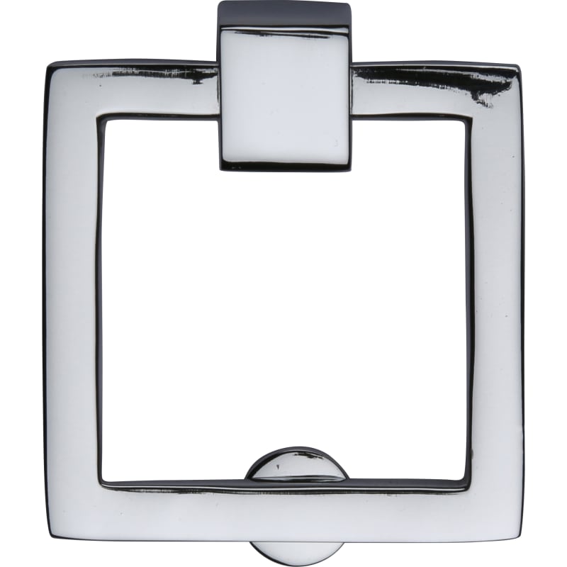 Ashley Norton Square Cabinet Drop Pull - Polished Chrome