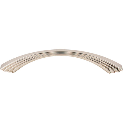 Top Knobs Sydney Flair Bar Pull - 5" CTC - Brushed Satin Nickel