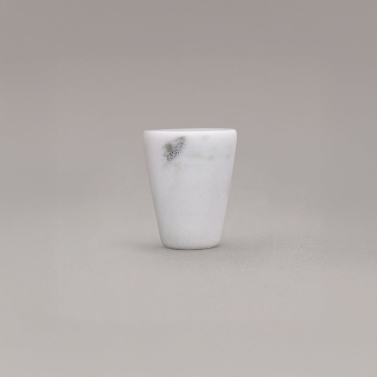 Hapny Marble Cone Cabinet Knob - Carrara Marble