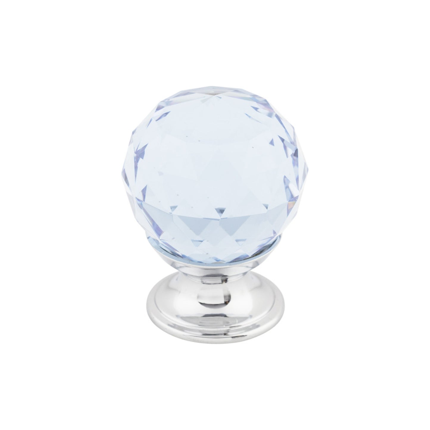 Top Knobs Light Blue Crystal Diameter Round Knob