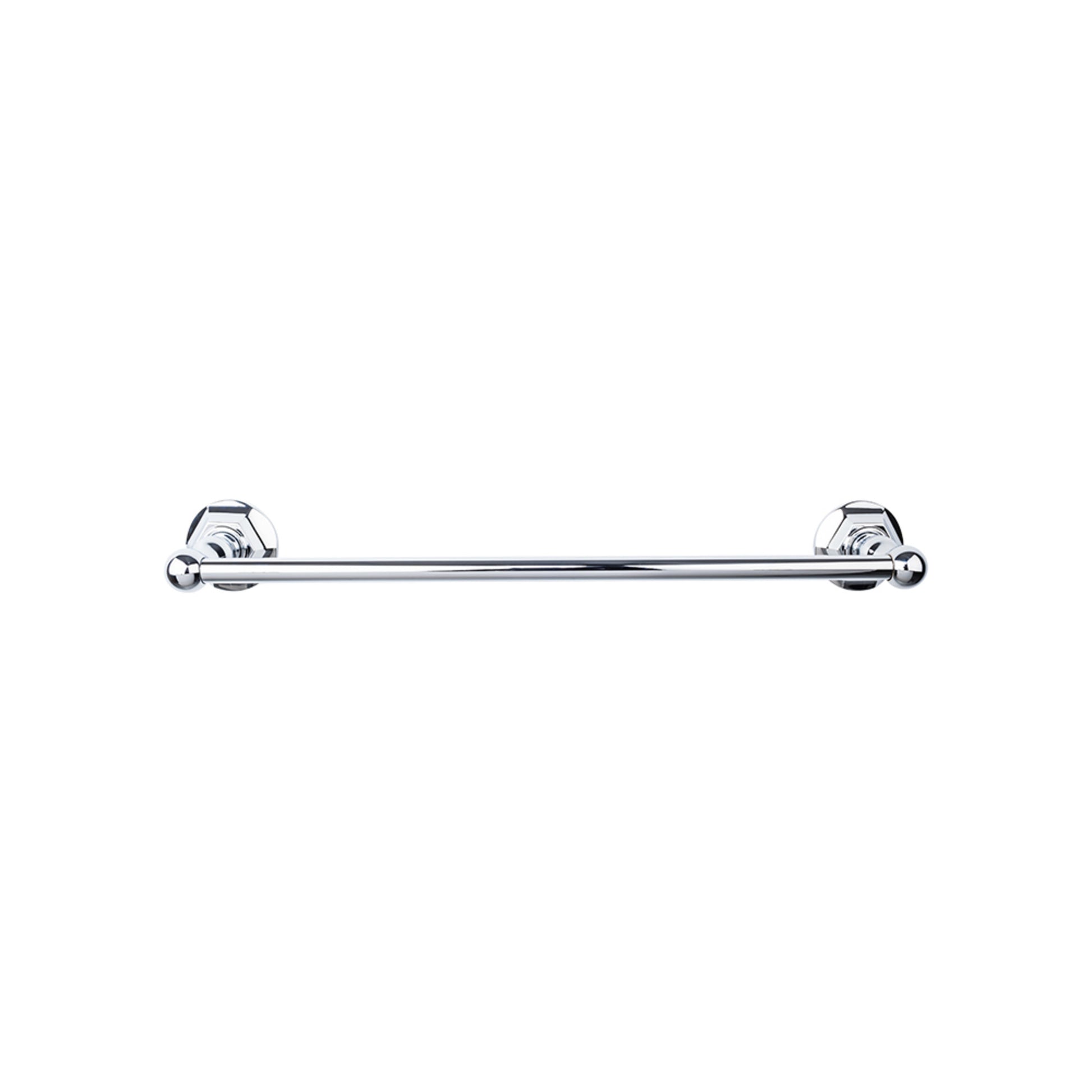 Top Knobs TOP BATH (R) Edwardian Bath Single 32 1/2" Wall Mounted  Towel Bar - Polished Chrome