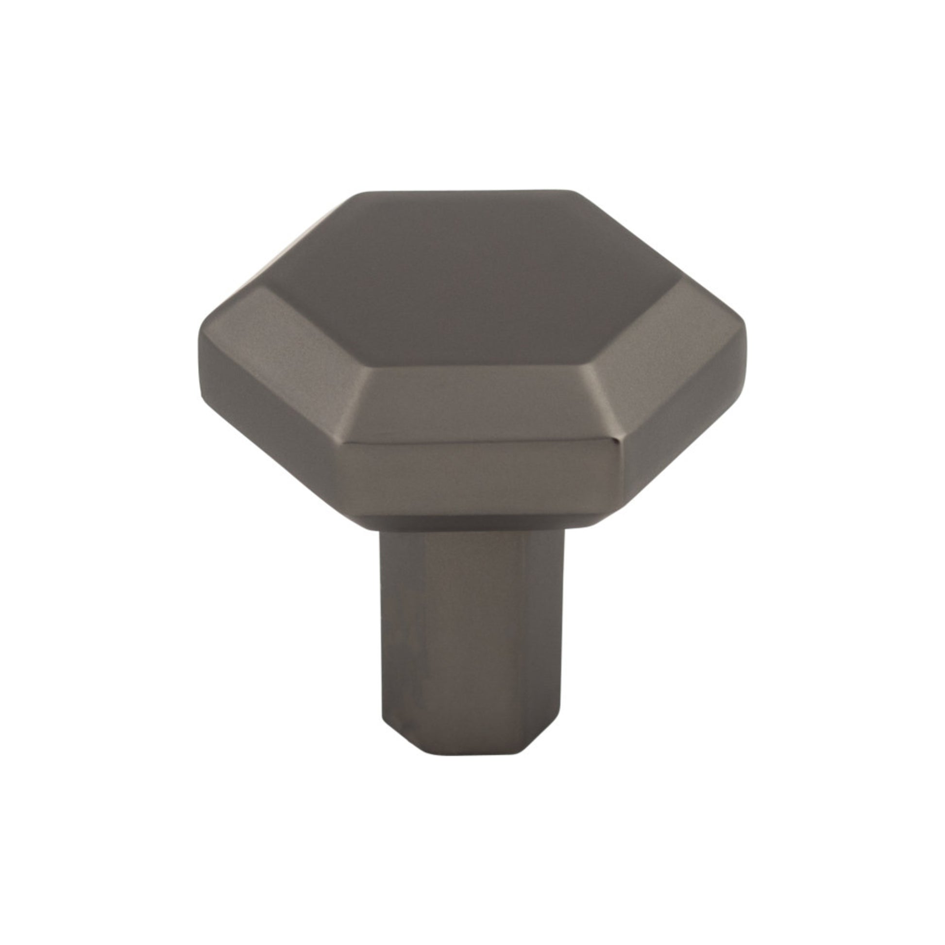 Top Knobs Lydia Square Knob - 1 1/8" - Ash Gray