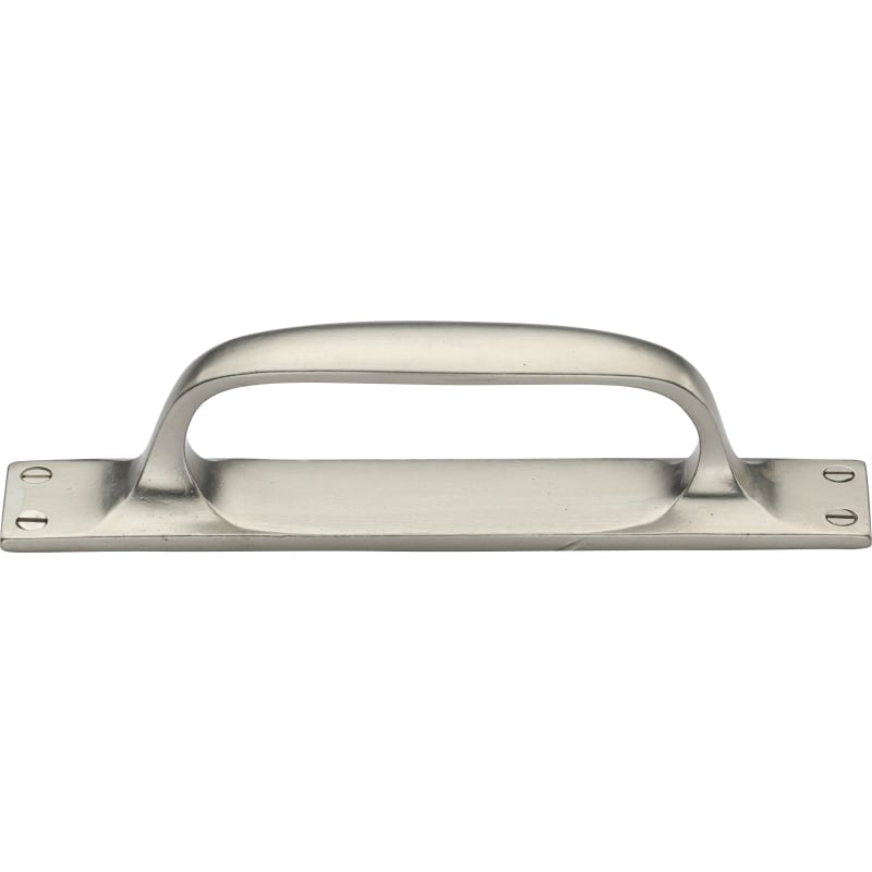 Front Mounted Kitchen Cabinet Pull with Integrated Backplate